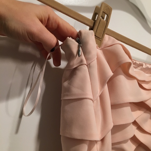 Blush pink chiffon dress from express - Picture 4 of 8